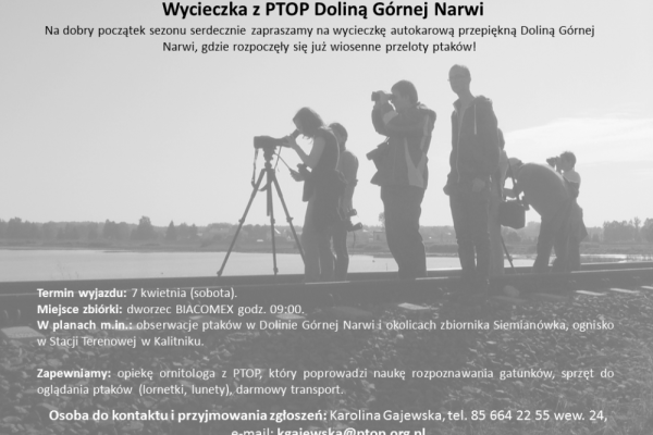Wycieczka z PTOP Doliną Górnej Narwi